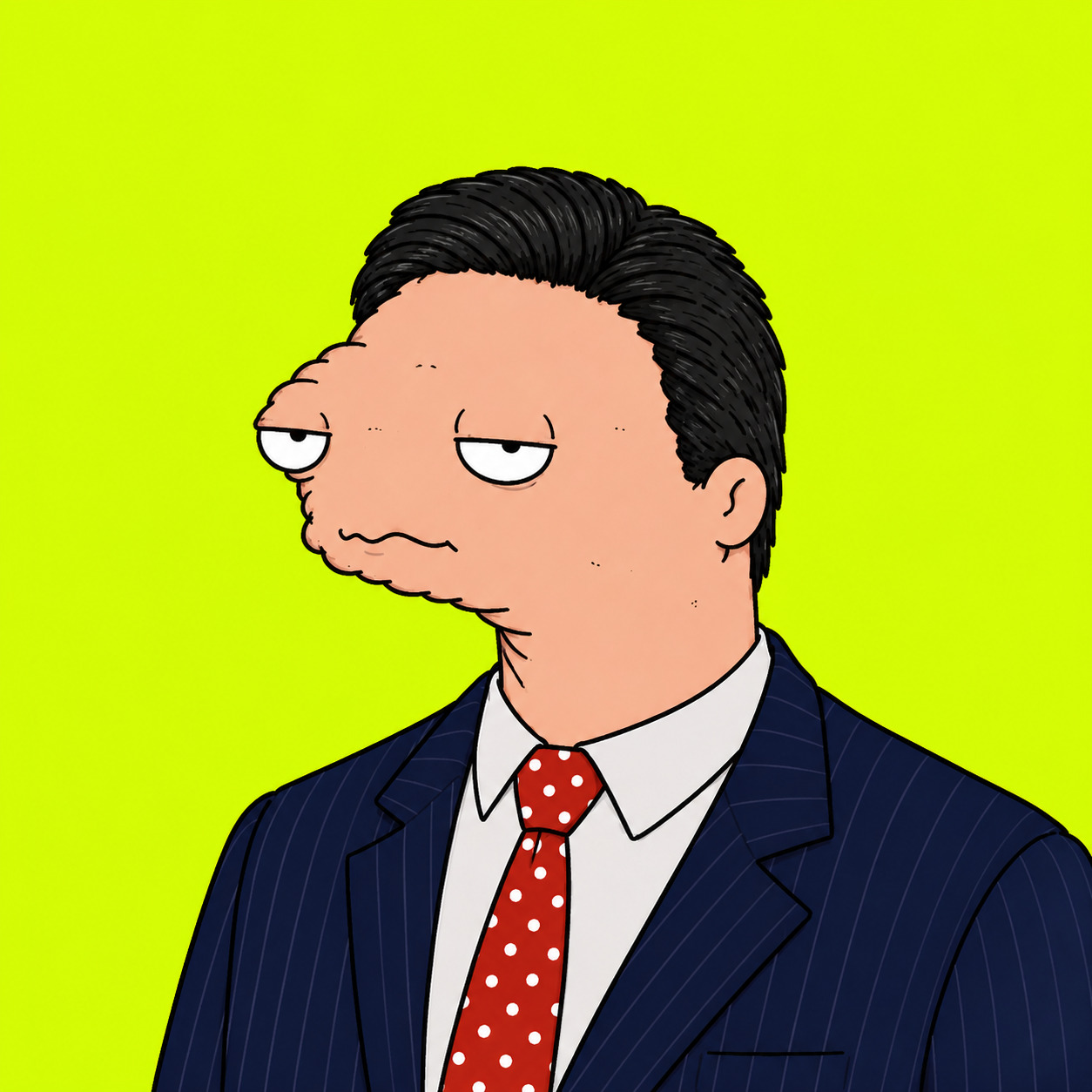 jorden belfurt, very profesional wale street trader, drawn extremly wel in ms paint
